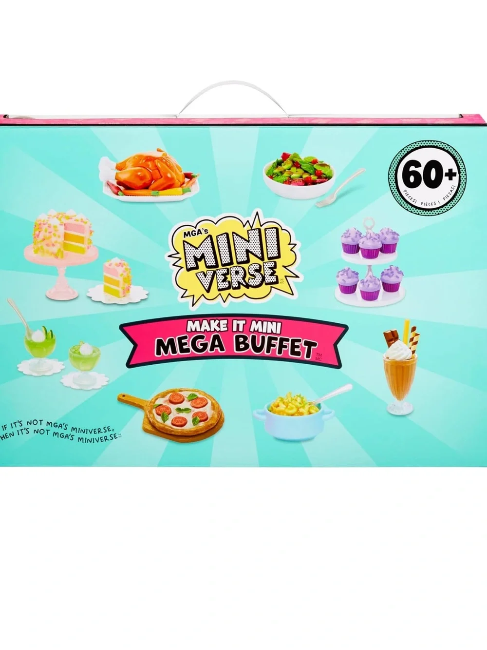 MGA’s Miniverse Make it Mini Mega Buffet Set 60+ Pieces 8 Recipes *NEW*
